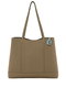 Zoozie Bags Bolso Tote Maxi en Imitación de Nobuk Color Visón